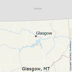 Glasgow,Montana Map