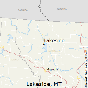 Lakeside,Montana Map