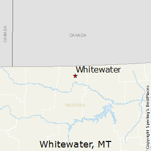 Whitewater,Montana Map