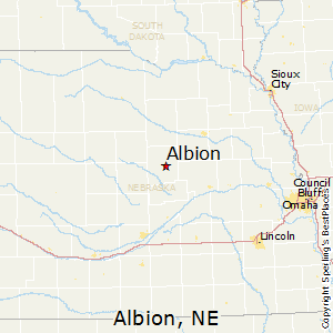 Albion,Nebraska Map