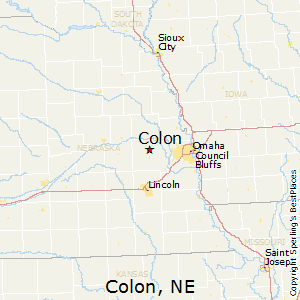 Colon,Nebraska Map