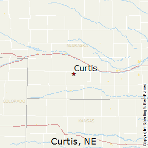 Curtis,Nebraska Map
