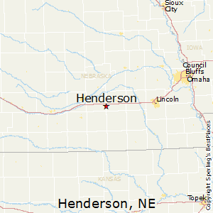 Henderson,Nebraska Map