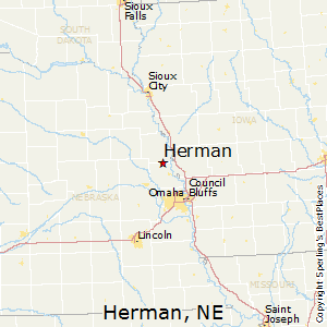 Herman,Nebraska Map