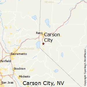 Carson_City,Nevada Map