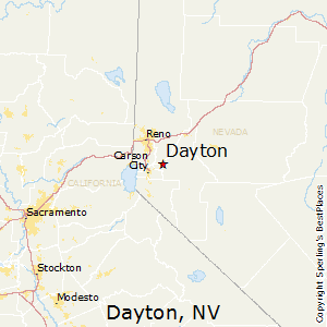 Dayton,Nevada Map