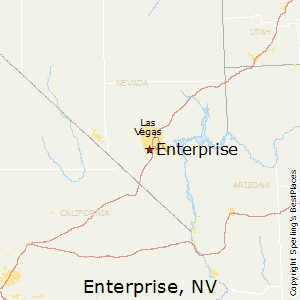 Enterprise,Nevada Map
