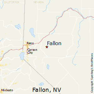 Fallon,Nevada Map