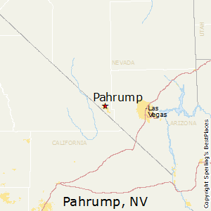 Pahrump,Nevada Map