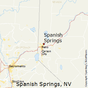 Spanish_Springs,Nevada Map