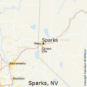 Sparks,Nevada Map