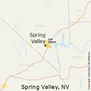 Spring_Valley,Nevada Map