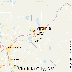 Virginia_City,Nevada Map