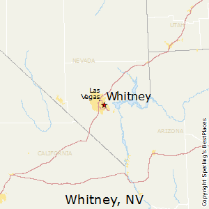 Whitney,Nevada Map