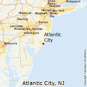 Atlantic_City,New Jersey Map