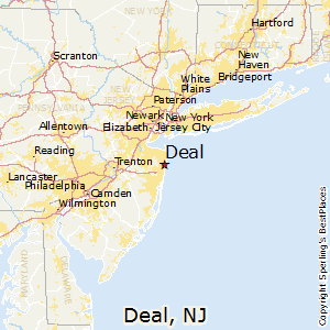 Deal,New Jersey Map