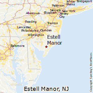 Estell_Manor,New Jersey Map