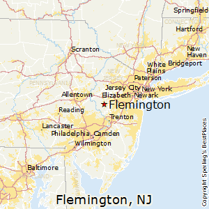 Flemington,New Jersey Map