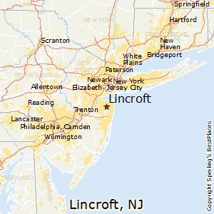 Lincroft,New Jersey Map