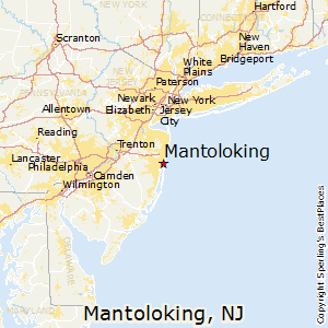 Mantoloking,New Jersey Map