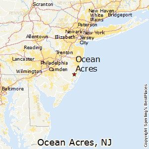 Ocean_Acres,New Jersey Map