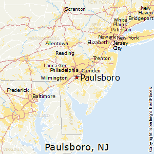 Paulsboro,New Jersey Map