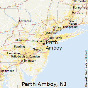 Perth_Amboy,New Jersey Map