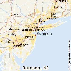 Rumson,New Jersey Map
