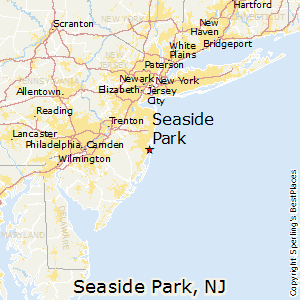 Seaside_Park,New Jersey Map