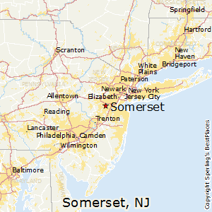 Somerset,New Jersey Map