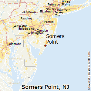 Map Of Somers Point Nj - Agathe Laetitia