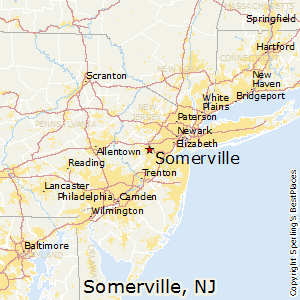 Somerville,New Jersey Map