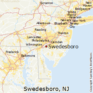 Swedesboro,New Jersey Map