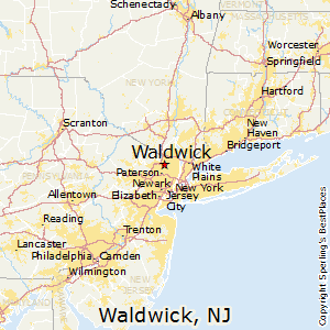 Waldwick,New Jersey Map