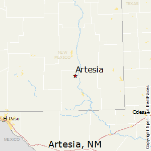 Artesia,New Mexico Map