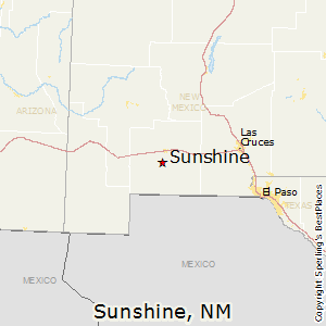 Sunshine,New Mexico Map