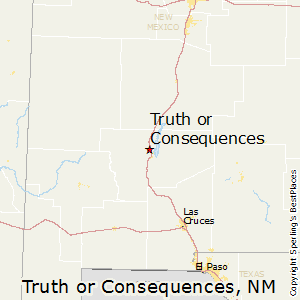 Truth_or_Consequences,New Mexico Map