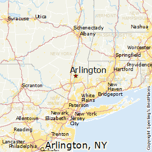 Arlington,New York Map