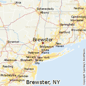 Brewster,New York Map