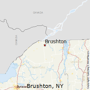Brushton,New York Map