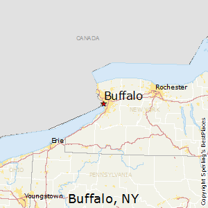 Buffalo,New York Map