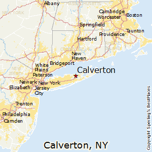 Calverton,New York Map