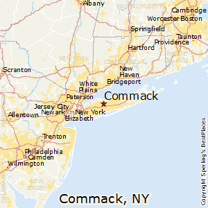 Commack,New York Map