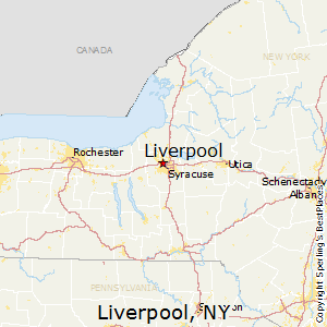 Liverpool,New York Map