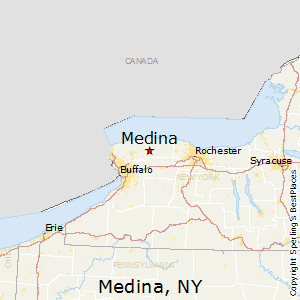 Medina,New York Map