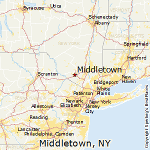Image result for map new york middletown