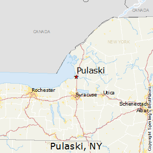 Pulaski,New York Map