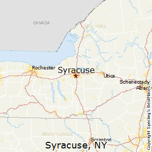 Syracuse,New York Map