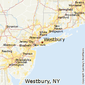 Westbury,New York Map