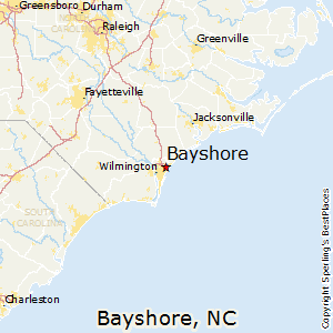Bayshore,North Carolina Map